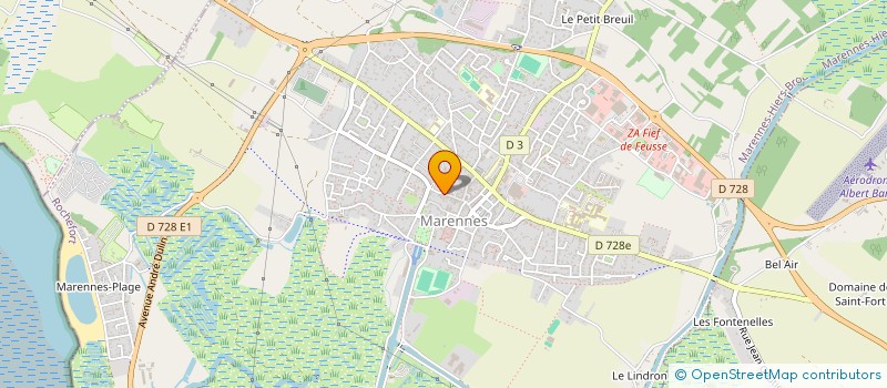 localisation de l'entreprise SCI LES ROCHES  MARENNES-HIERS-BROUAGE