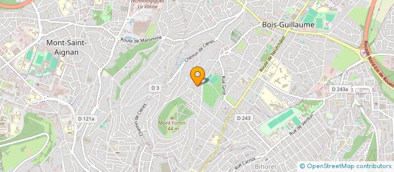 localisation de l'entreprise SCI LES ROCHES à BOIS-GUILLAUME