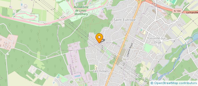 localisation de l'entreprise SCI LES ROCHES à LINAS