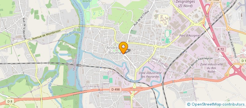 localisation de l'entreprise SCI LES ROCHES  ANDREZIEUX-BOUTHEON