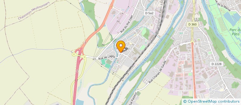 localisation de l'entreprise SCI LES ROCHES  VILLENOY