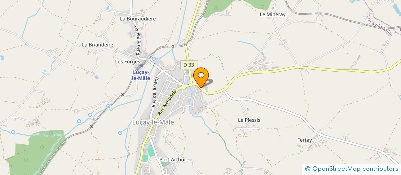 localisation de l'entreprise SCI LES ROCHES à LUCAY-LE-MALE