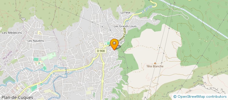 localisation de l'entreprise SCI LES ROCHES  ALLAUCH