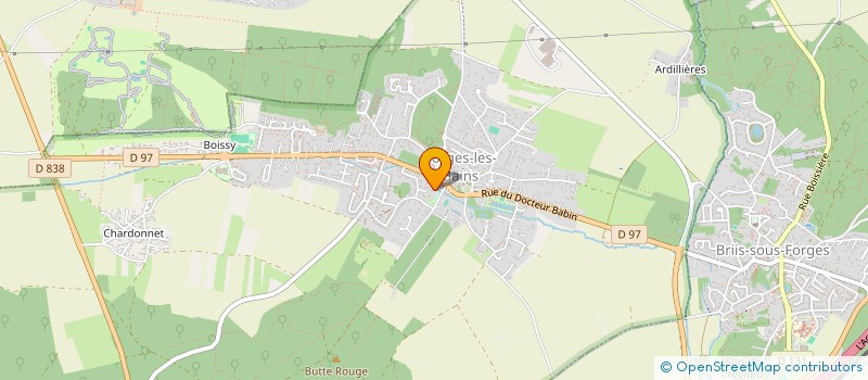 localisation de l'entreprise SCI LES ROCHES  FORGES-LES-BAINS