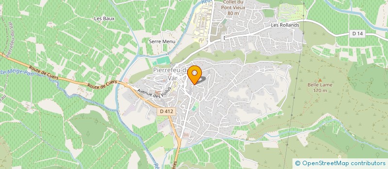 localisation de l'entreprise SCI LES ROCHES  PIERREFEU-DU-VAR