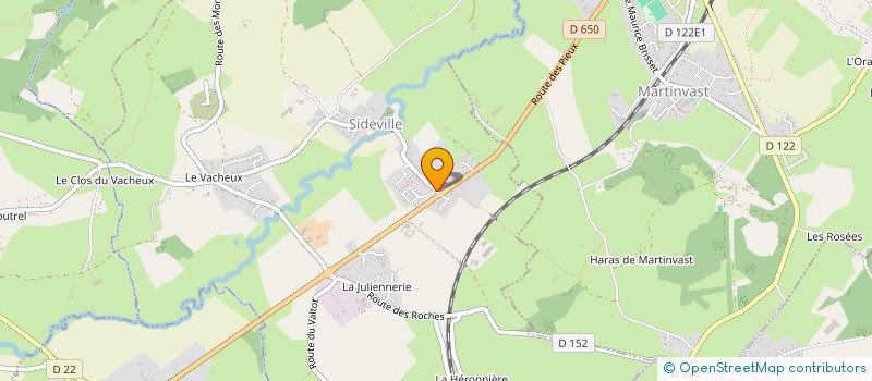 localisation de l'entreprise SCI LES ROCHES  SIDEVILLE