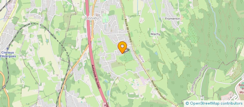 localisation de l'entreprise SCI LES ROCHES BELLEVUE  LISSIEU