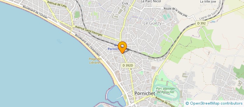 localisation de l'entreprise SCI LES ROCHES DE JARLON à PORNICHET