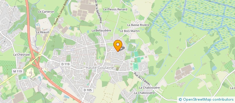 localisation de l'entreprise SCI LES ROCHES DU DORLAY  HAUTE-GOULAINE