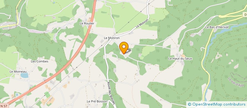 localisation de l'entreprise SCI LES ROCHES DU METTEY  LE VAL-D'AJOL