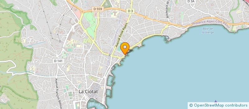 localisation de l'entreprise SCI LES ROCHES GRISES à LA CIOTAT