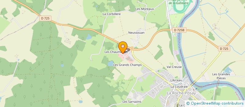 localisation de l'entreprise SCI LES ROCHES MEDICALES  ROIFFE