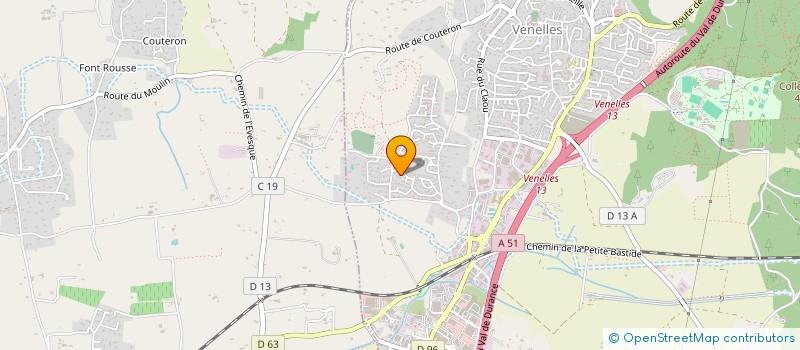 localisation de l'entreprise SCI LES ROCHES NOIRES  VENELLES