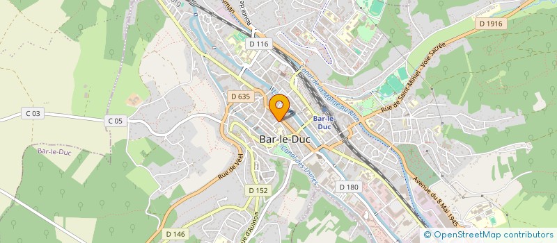 localisation de l'entreprise SCI LES ROCHETTES à BAR-LE-DUC