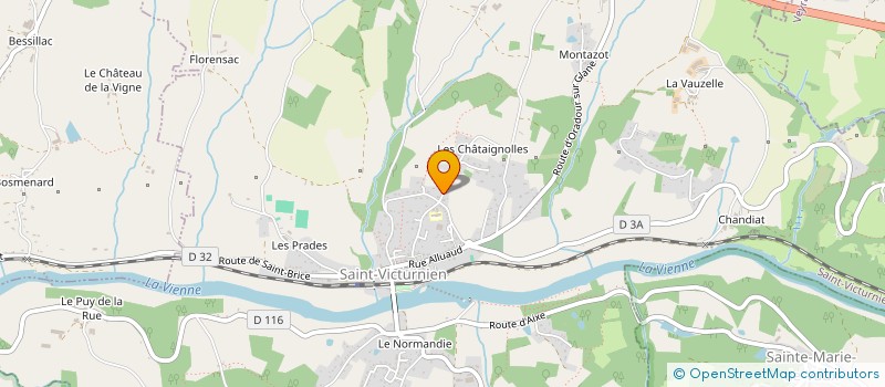 localisation de l'entreprise SCI LES ROCHETTES à SAINT-VICTURNIEN