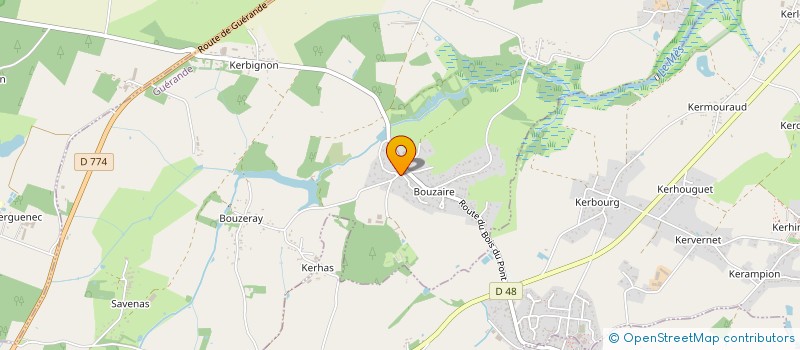 localisation de l'entreprise SCI LES ROCHETTES  GUERANDE