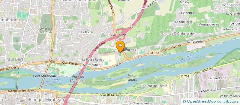 localisation de l'entreprise SCI LES ROCHETTES ROBINSON  TOURS