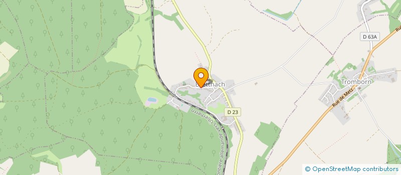 localisation de l'entreprise SCI LES ROCS  BRETTNACH