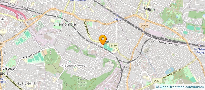 localisation de l'entreprise SCI LES RODS  VILLEMOMBLE