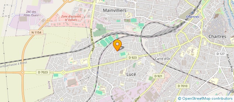 localisation de l'entreprise SCI LES ROGERIES à LUCE
