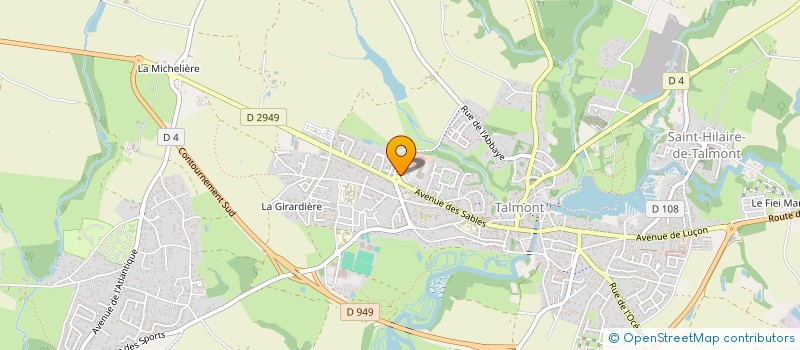 localisation de l'entreprise SCI LES ROGUES à TALMONT-SAINT-HILAIRE
