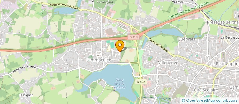 localisation de l'entreprise SCI LES ROILETS  SAINT-NAZAIRE