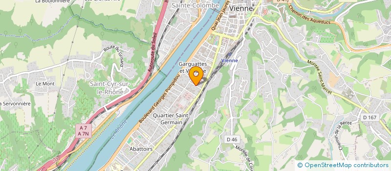 localisation de l'entreprise SCI LES ROITELETS  VIENNE