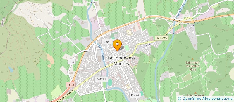 localisation de l'entreprise SCI LES ROMARINES  LA LONDE LES MAURES