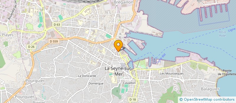 localisation de l'entreprise SCI LES ROMARINES à LA SEYNE-SUR-MER
