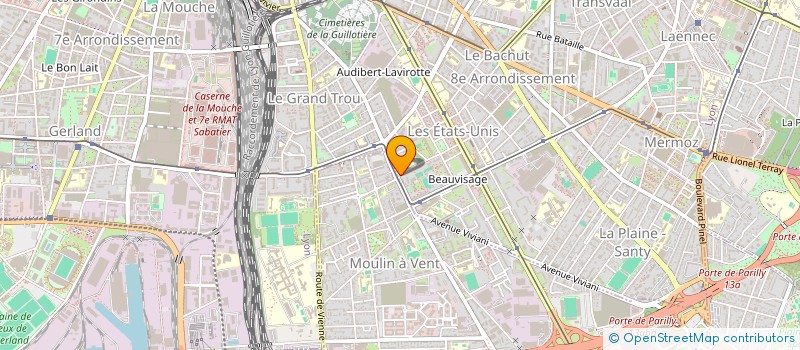 localisation de l'entreprise SCI LES ROMARINS  LYON