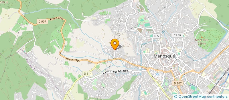 localisation de l'entreprise SCI LES ROMARINS à MANOSQUE