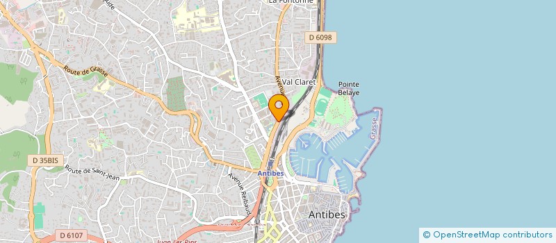 localisation de l'entreprise SCI LES ROMARINS à ANTIBES