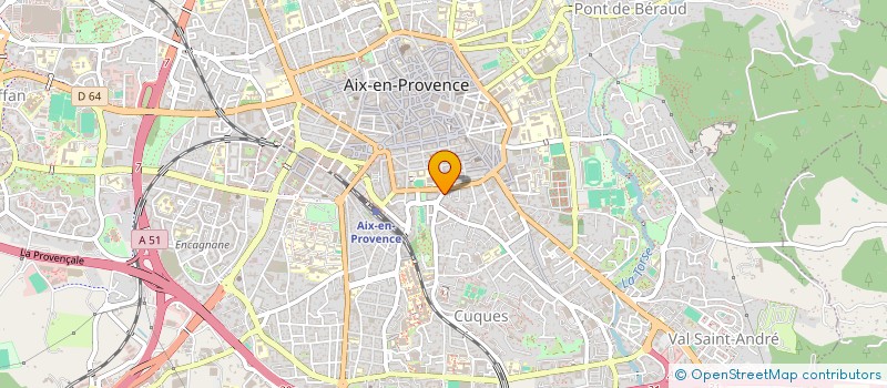 localisation de l'entreprise SCI LES ROMARINS à AIX-EN-PROVENCE