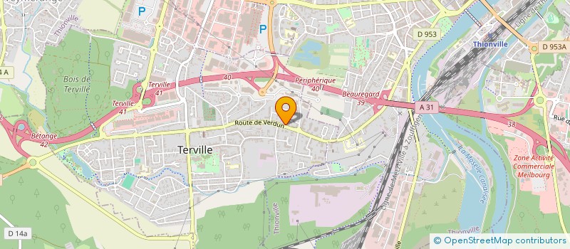 localisation de l'entreprise SCI   LES ROMARINS  TERVILLE