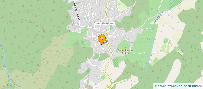 localisation de l'entreprise SCI LES ROMARINS  NANS-LES-PINS