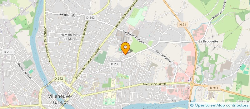 localisation de l'entreprise SCI LES ROMARINS  VILLENEUVE-SUR-LOT