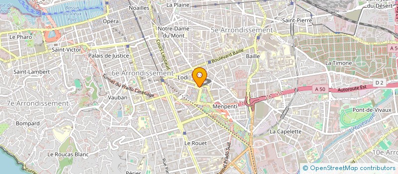 localisation de l'entreprise SCI LES ROMARINS à MARSEILLE