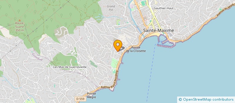 localisation de l'entreprise SCI LES ROMARINS à SAINTE-MAXIME