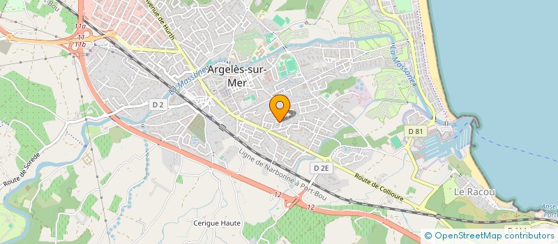 localisation de l'entreprise SCI LES ROMARINS  ARGELES-SUR-MER