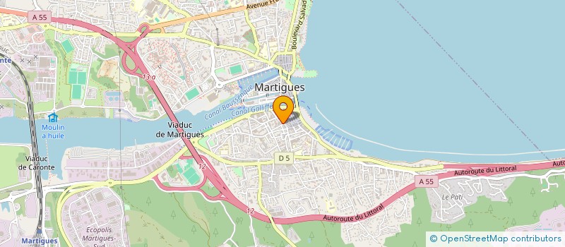 localisation de l'entreprise SCI LES ROMARINS  MARTIGUES