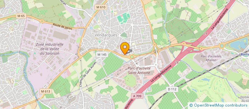 localisation de l'entreprise SCI LES ROMARINS à VENDARGUES