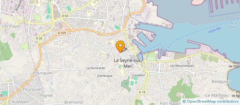 localisation de l'entreprise SCI LES ROMARINS à LA SEYNE-SUR-MER