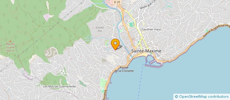 localisation de l'entreprise SCI LES ROMARINS à SAINTE-MAXIME