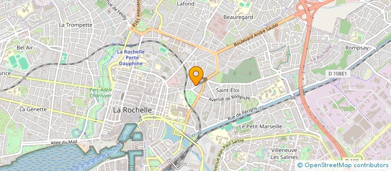 localisation de l'entreprise SCI LES ROMARINS  LA ROCHELLE