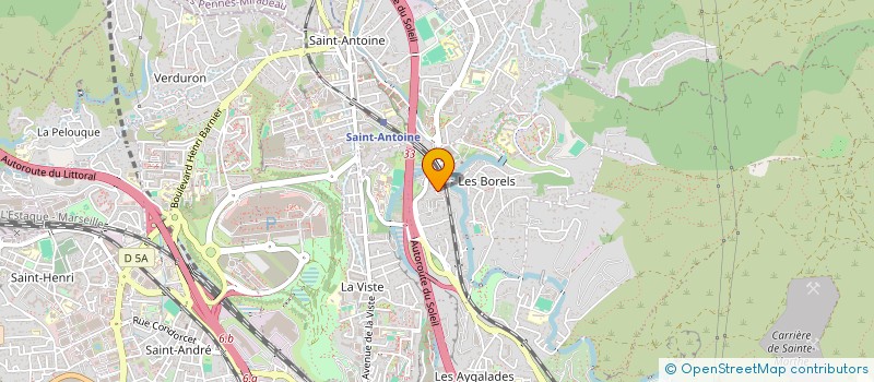 localisation de l'entreprise SCI LES ROMARINS à MARSEILLE