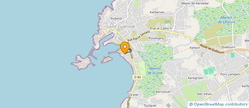 localisation de l'entreprise SCI LES RONCES  PENMARCH