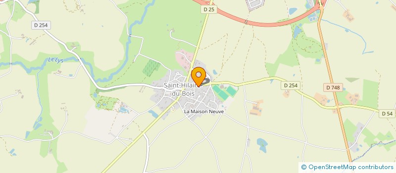 localisation de l'entreprise SCI LES RONCES à LYS-HAUT-LAYON