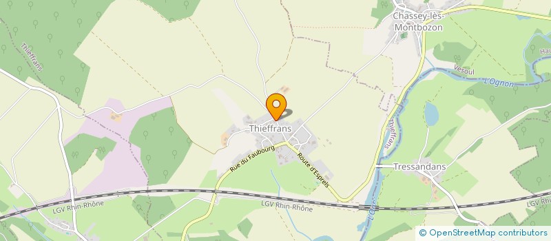 localisation de l'entreprise SCI LES RONCIERS  THIEFFRANS