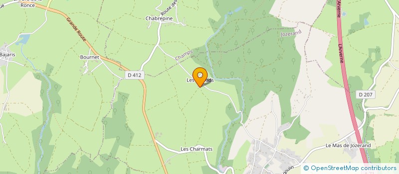 localisation de l'entreprise SCI LES RONZIERES  ARTONNE