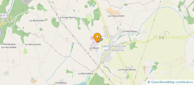 localisation de l'entreprise SCI LES ROQUERAIS à SAINTE-HONORINE-LA-CHARDONNE